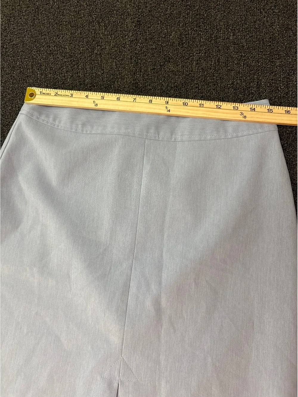 Vintage 90s Minimalist Midi Skirt Career Office Preppy Classic size 9